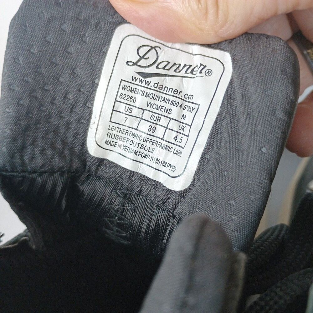 Danner Mountain 600 Women Sz 7 Dark Gray Hiking Lifestyle Boots 62259 - Picture 4 of 8
